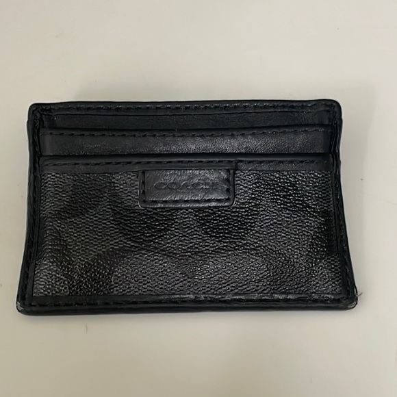 COACH Black Wallet * Used* B/O - Picture 1 of 4